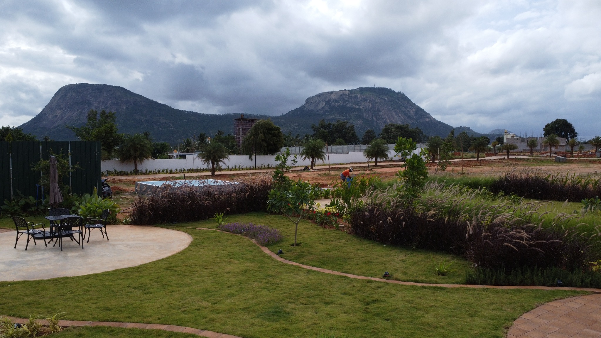 Montira garden and Nandi Hills view